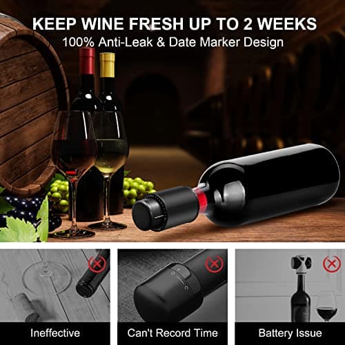 Rechargeable Cordless Electric Wine Opener with Aerator & Foil Cutter