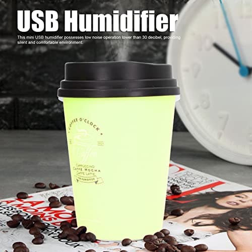 Green 300ml Car Coffee Cup Shaped Humidifier