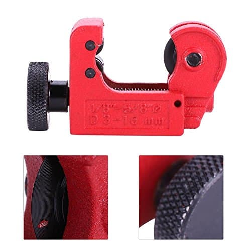 Zerodis Mini Pipe & Tube Cutter for 3-16mm Copper Brass Aluminum PVC Pipes