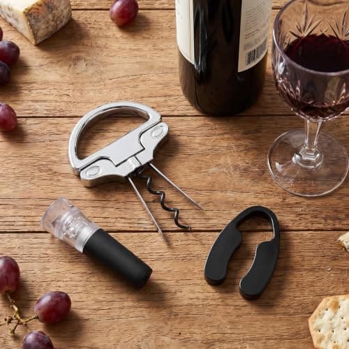 Ah So Wine Opener Set 2 Prong Wine Cork Saver | Corker Wine Large Format Bottle Opener Vintage Bottle Removal Christmas Wine Lover Gift