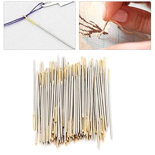 100pcs Metal Embroidery Needles Set with Storage Box