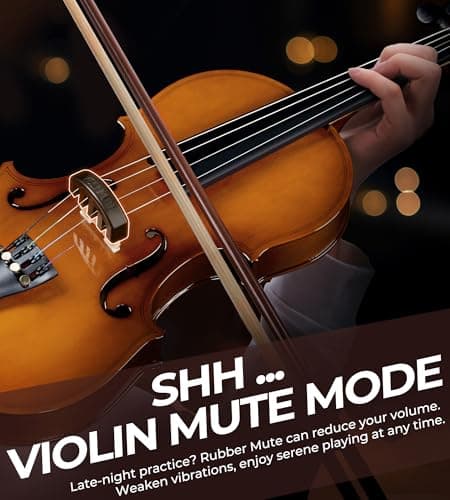 Vangoa 1/2 Size Acoustic Violin Kit for Beginners