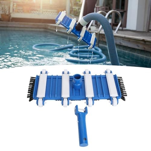 Zerodis 14 Inch Manual Pool Vacuum with Wheels