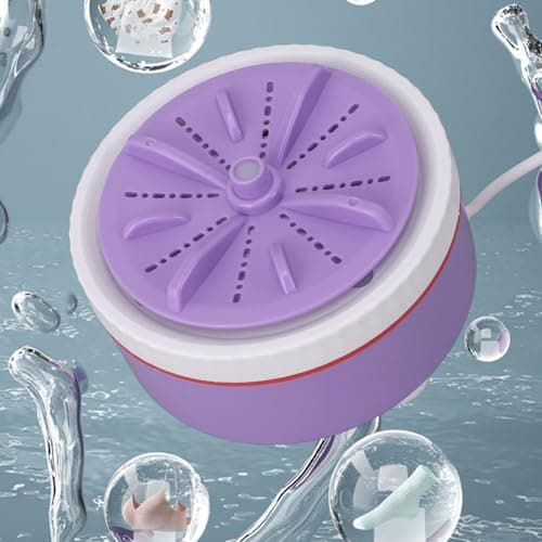 USB-Powered Compact Foldable Washing Machine for Laundry and Towels