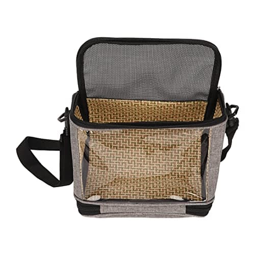 Zerodis Transparent Bird Carrier Bag for Small Birds Green Cheek Cockatiels (Blue) — Grey