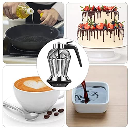 200ML No Drip Honey Dispenser Glass Bottle with Bracket (200ml oil pot)