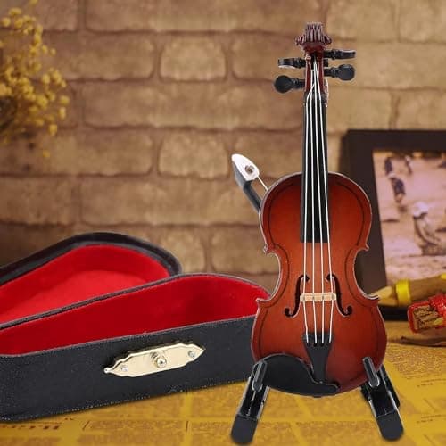 Miniature Violin That Plays Sad Music (4 cm)
