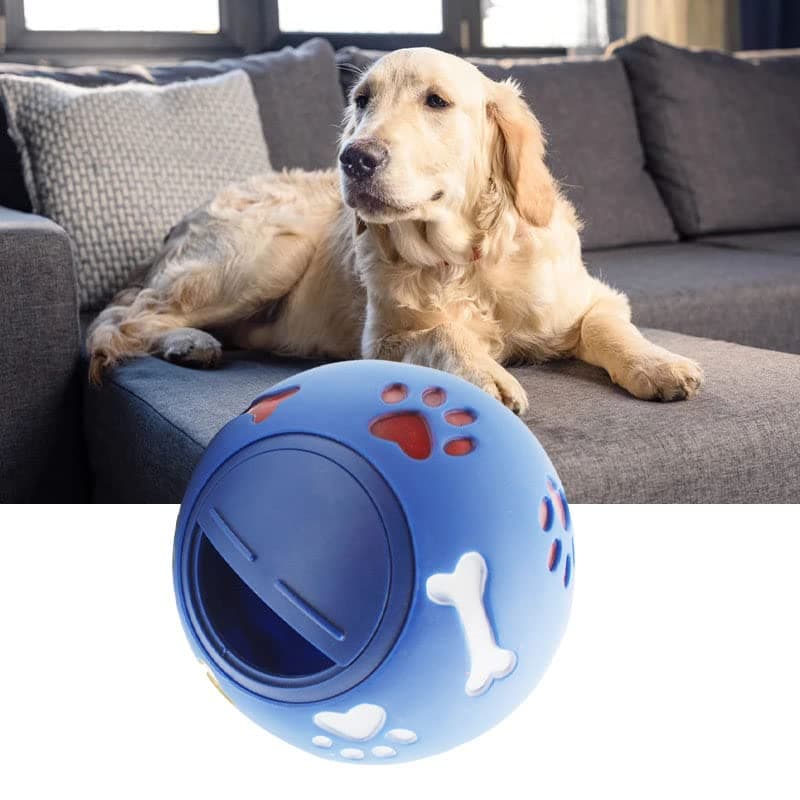 Zerodis Dog Treat Ball Dispenser, Food-Safe Puzzle Toy with Adjustable Opening