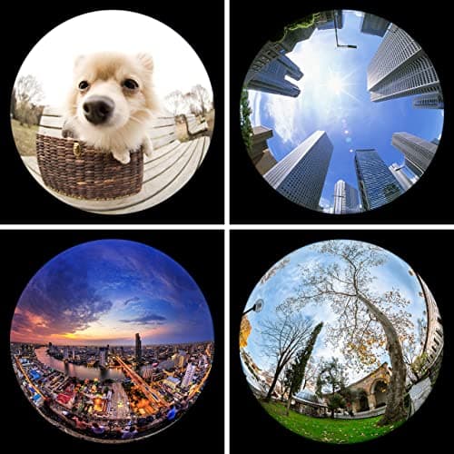 KEYWING 198° Fisheye Lens Kit for iPhone & Samsung Smartphones