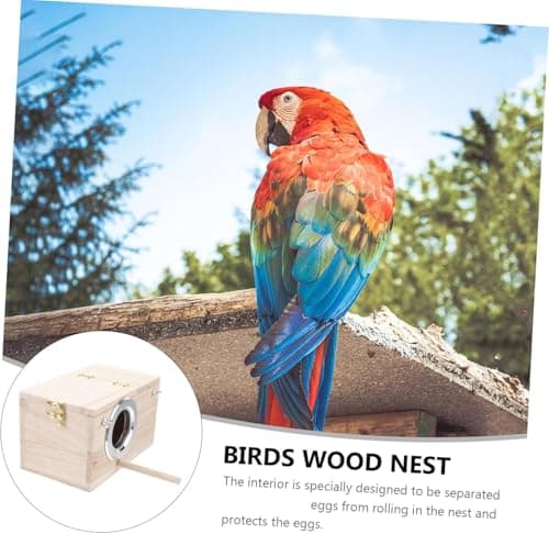 Zerodis Bird House: Soft, Reliable Incubation Breeding Box for Parrots and Small Birds