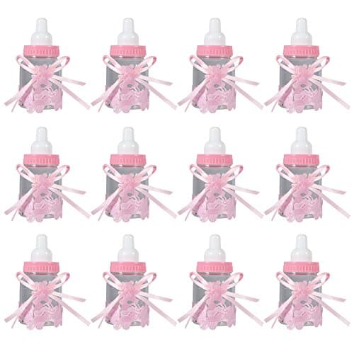 12Pcs Baby Bottle Shower Box Candy Gifts & Decorations
