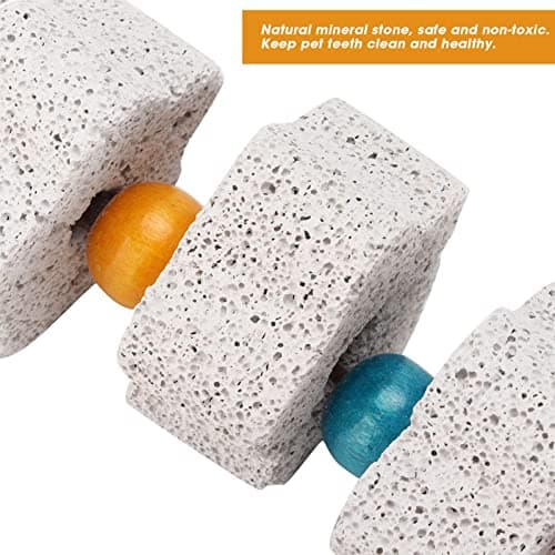 Zerodis Bird Perch & Chew Toys with Bell & Hammock for Pets