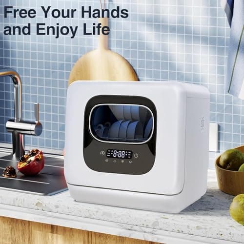 Portable Countertop Dishwasher for Apartments and Dorms