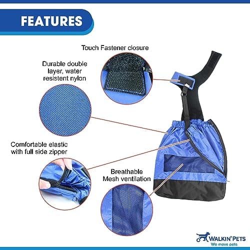 Drag Bag for Paralyzed Dogs | Indoor Wheelchair Alternative | Durable, Breathable Design