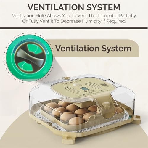 FarmLite Automatic Egg Turner Incubator | Updated 2025 | Chicken Hatching Egg Incubator