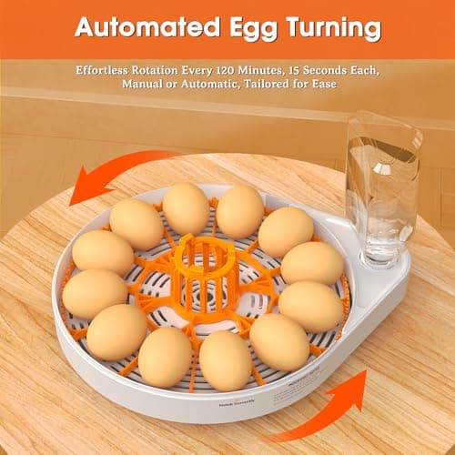 Smart Incubator for Hatching Eggs with Automatic Turning and Humidity Control