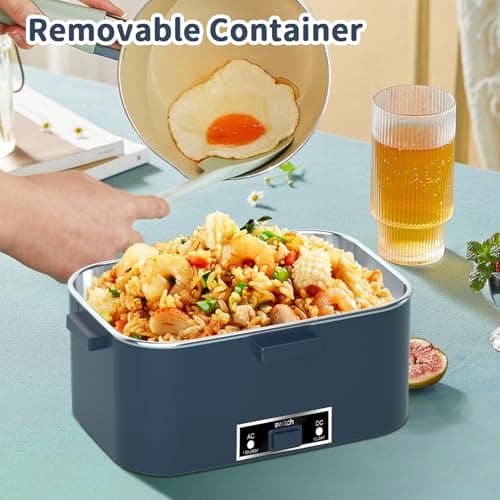 1.8L 100W Fast Self-Heating Lunch Box for Adults Blue