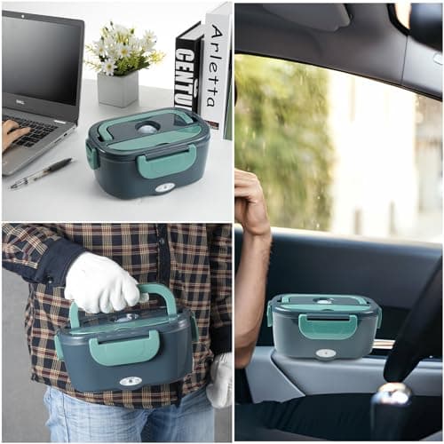 Large 1.5L Electric Lunch Box Heater for Adults, Portable Office Car Truck Warmer