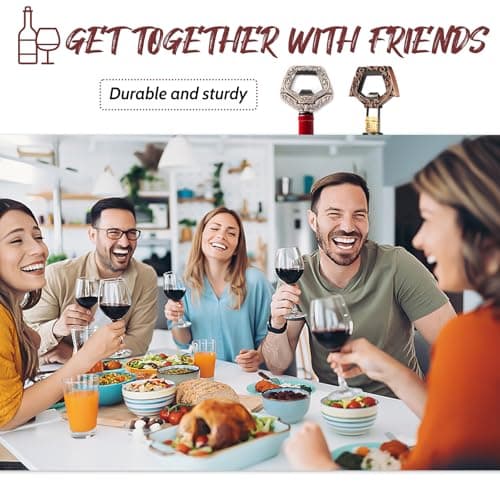 3 in 1 Ah-So Wine Opener, Bronze Corkscrew for Wine Lovers