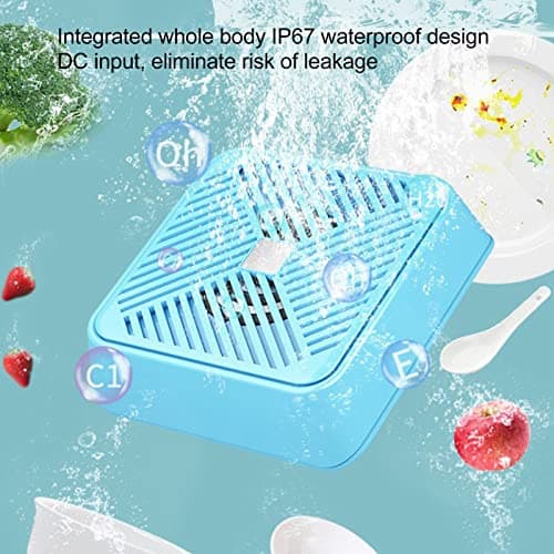 Mini USB Portable Dishwasher with Ultrasonic Cleaning for Home and Travel
