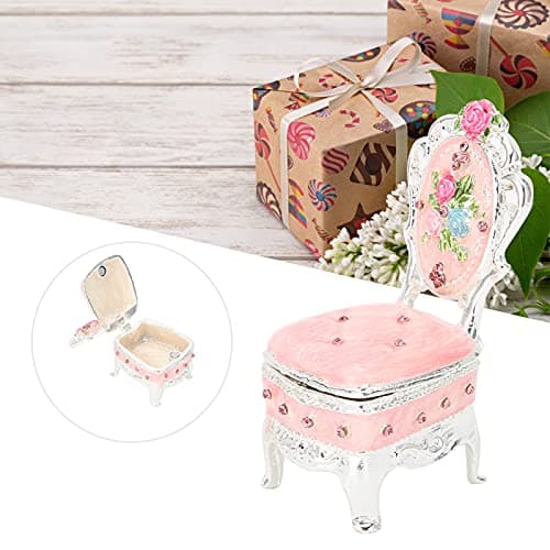 Zerodis Shaped Trinket Box for Women & Girls Jewelry Storage Decorative Accessories
