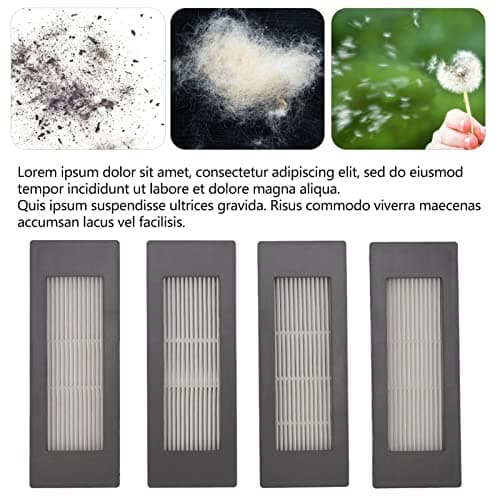 Zerodis 4PC Reusable Foam Filter for Yeedi VAC Station Robotic Vacuum Cleaner Parts