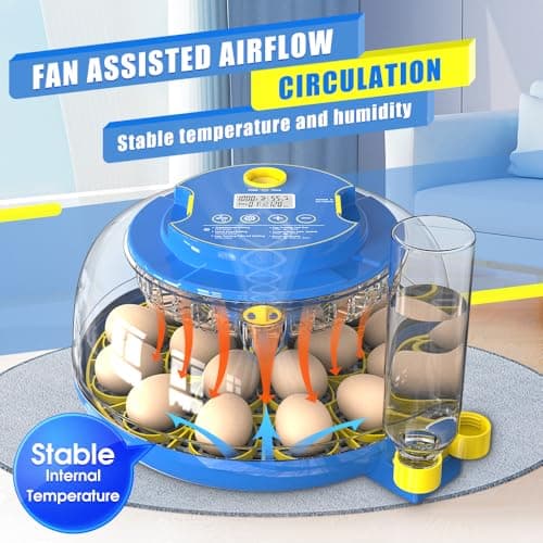 18 Egg Automatic Turning Incubator for Chicken and Quail Eggs