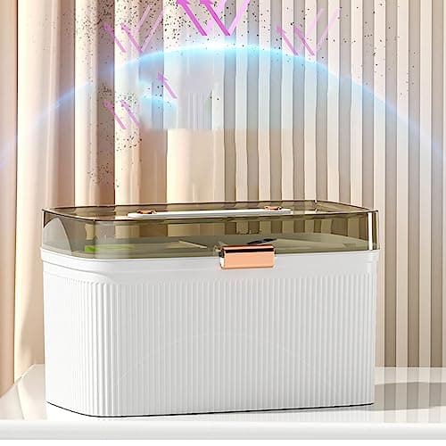 Zerodis Portable Medicine Box for Family First Aid, Double Layer with Security Lock
