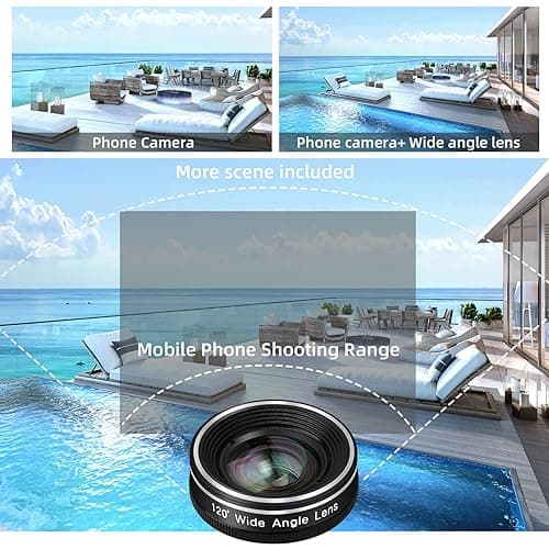 Phone Camera Lens Kit for iPhone Samsung Android Smartphone