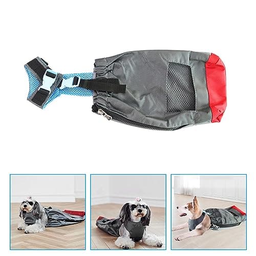 2pcs Portable Drag Bag Harness for Paralyzed Dogs Safety Carrying Case