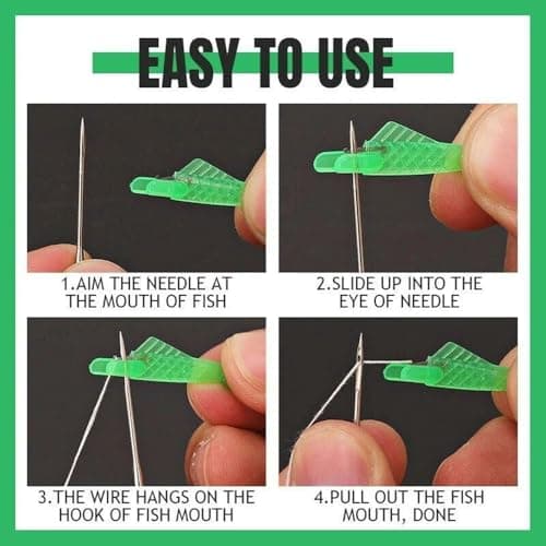 2025 New Fish Mouth Sewing Machine Needle Threading Tool (5 Pcs)