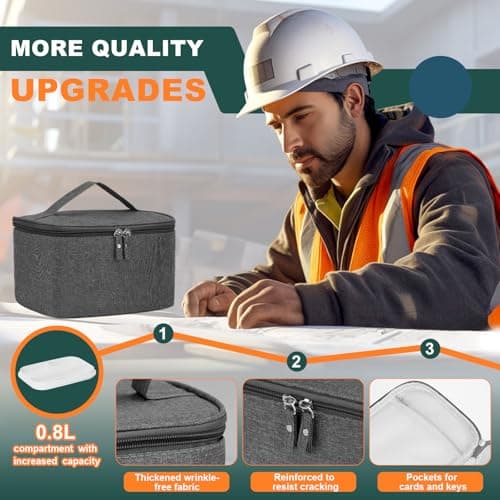 12V/24V/110V Fast Heating 1.8L Portable Lunch Warmer with 3 Temp Levels, Green
