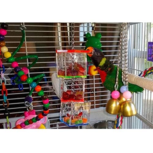 Parrot Foraging Ball & Swing Toy Feeding Kit