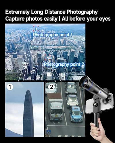 28X HD Telephoto Lens for iPhone 16/15/14/13/12/11 & Samsung Smartphones