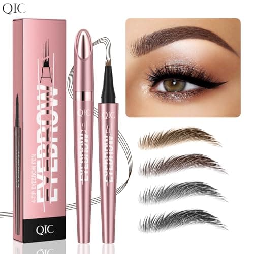3D Microblading Eyebrow Pencil, 2#Dark Brown, Long-Lasting, Waterproof