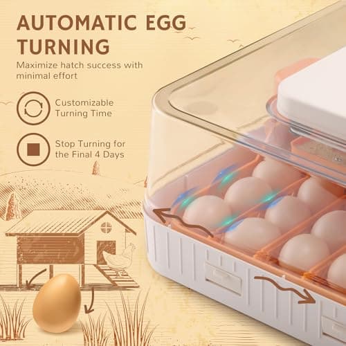 Nestasy ProHatch56 Egg Incubator with Automatic Turning and Control