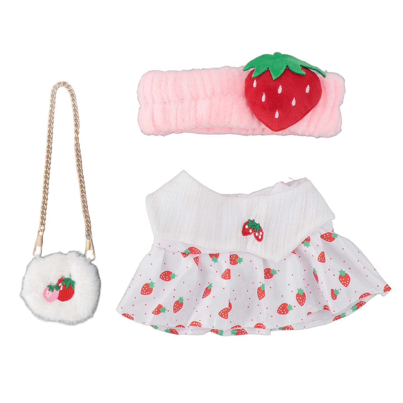 Plush Doll Outfit Set for 12 inch Dolls