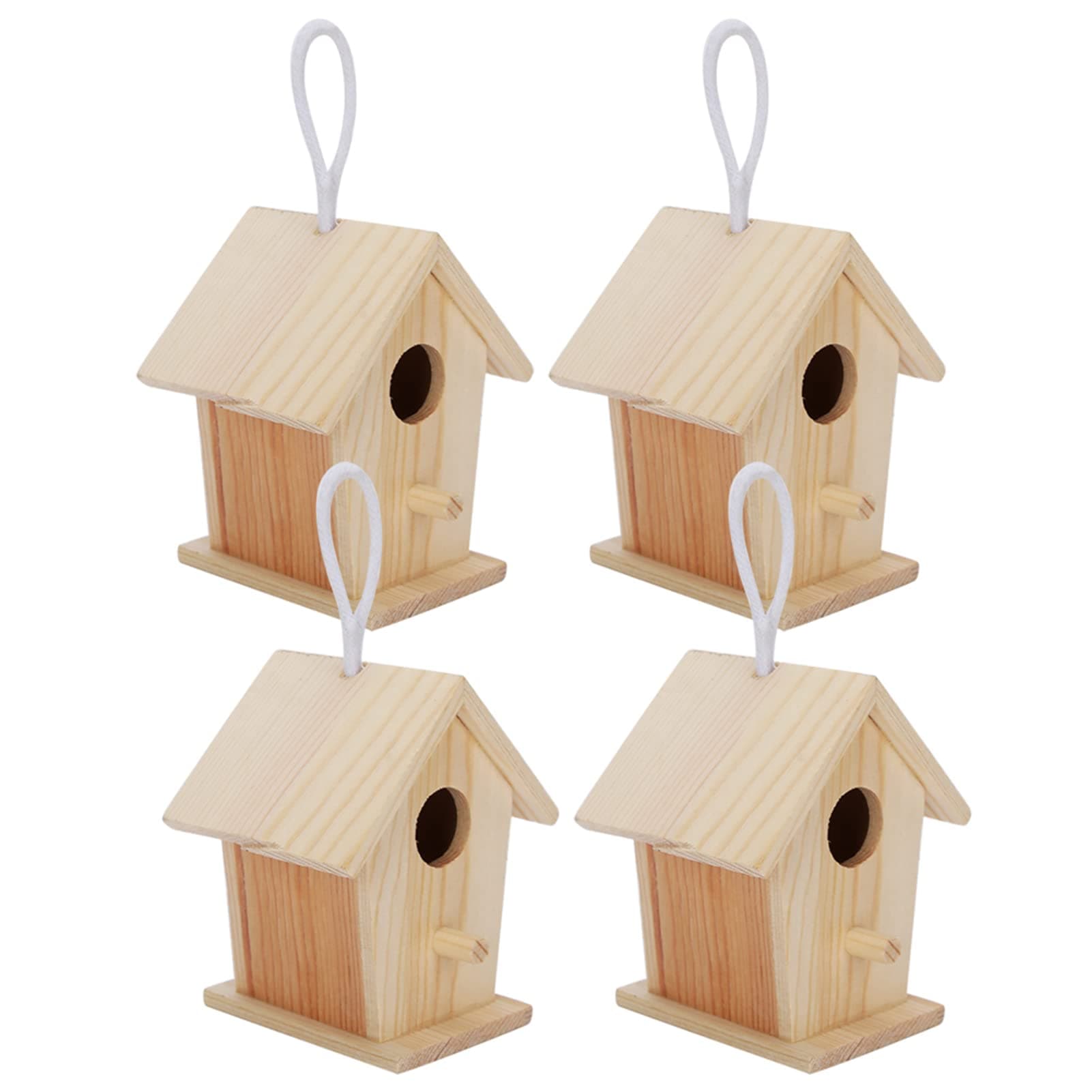 Zerodis 4 PCS Bird Houses for Birds to Rest and Live