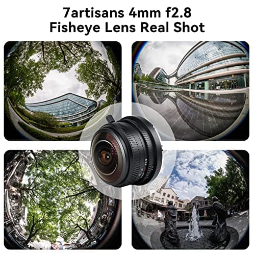 7artisans 4mm F2.8 Fish-eye Wide Lens for Fujifilm FX Mount Camera