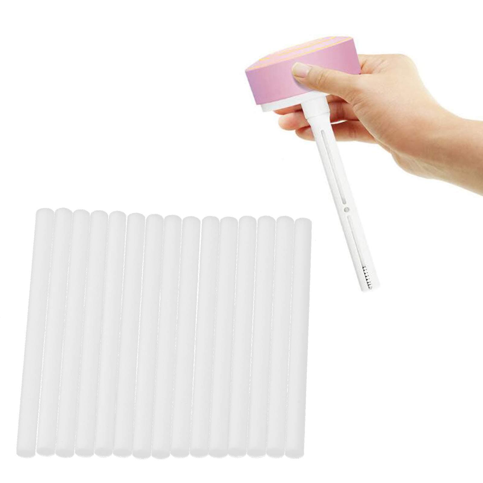 Zerodis 30PCs Pink Humidifier Cotton Swab Filters, 1 Oz, 5x80mm
