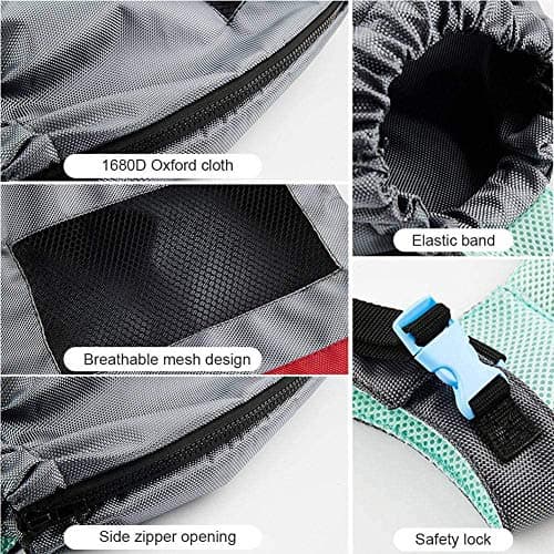 Wear-Resisting Drag Bag for Disabled Pets, Durable Oxford Recovery Carrier