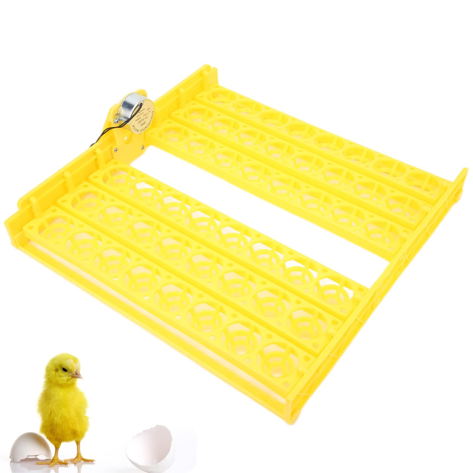Zerodis Automatic Egg Turner, 48 Eggs Fully Automatic Incubator Accessories (110V)