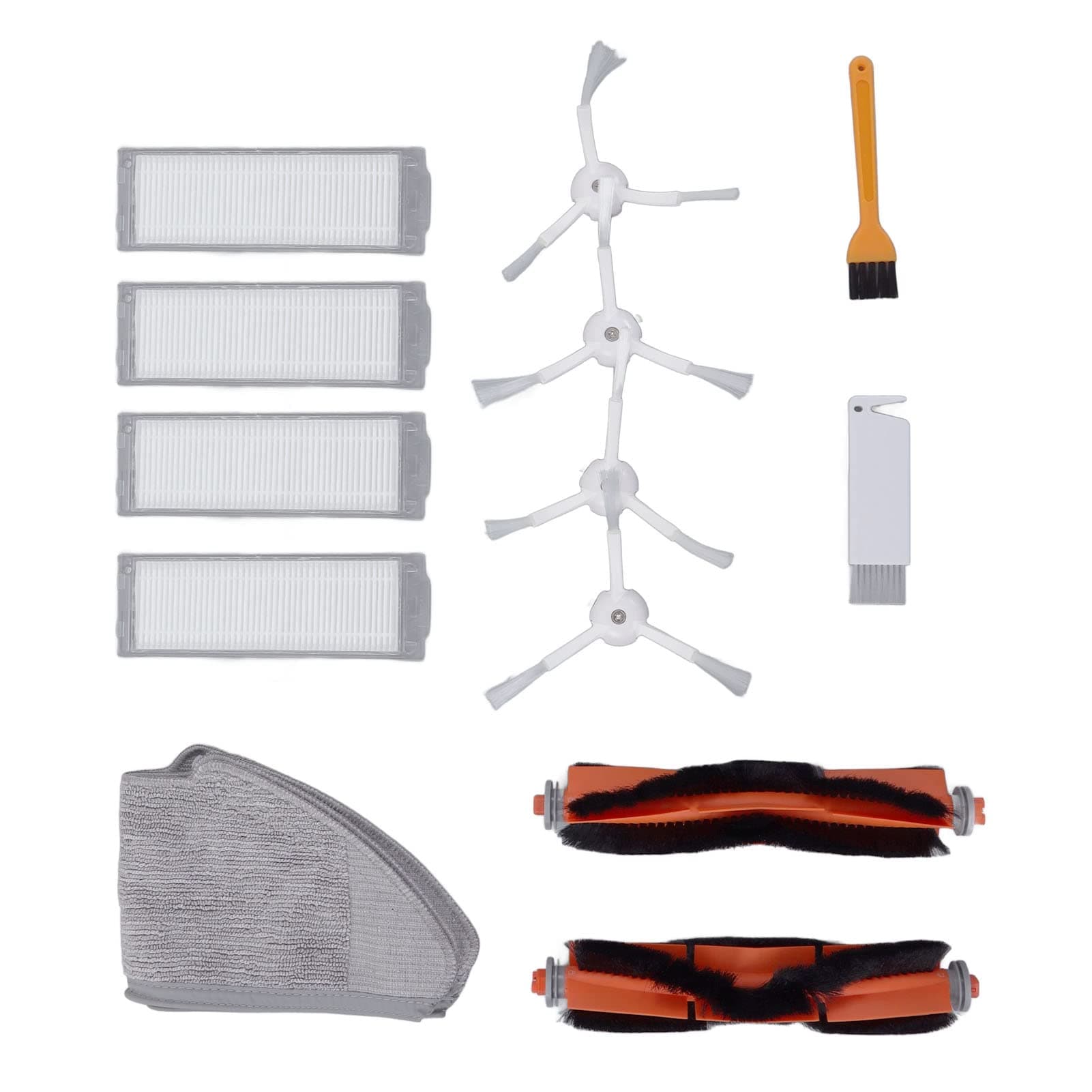 Zerodis Replacement Filter Mop Brush Kit for Mi Robot Vacuum Mop 2 Lite Pro MJSTL MJST1S Sweeper