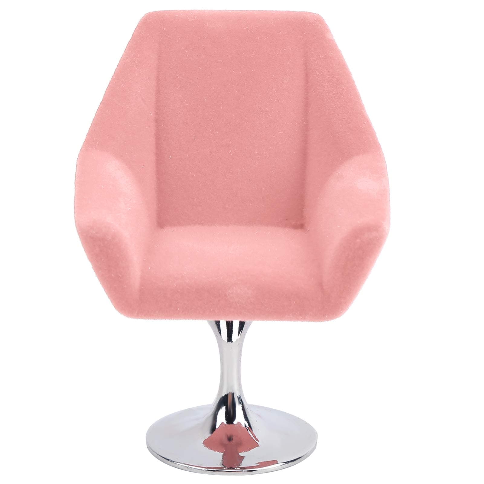 Zerodis Mini Dollhouse Sofa Chair for Kids, 1:12 Scale Flocking Furniture