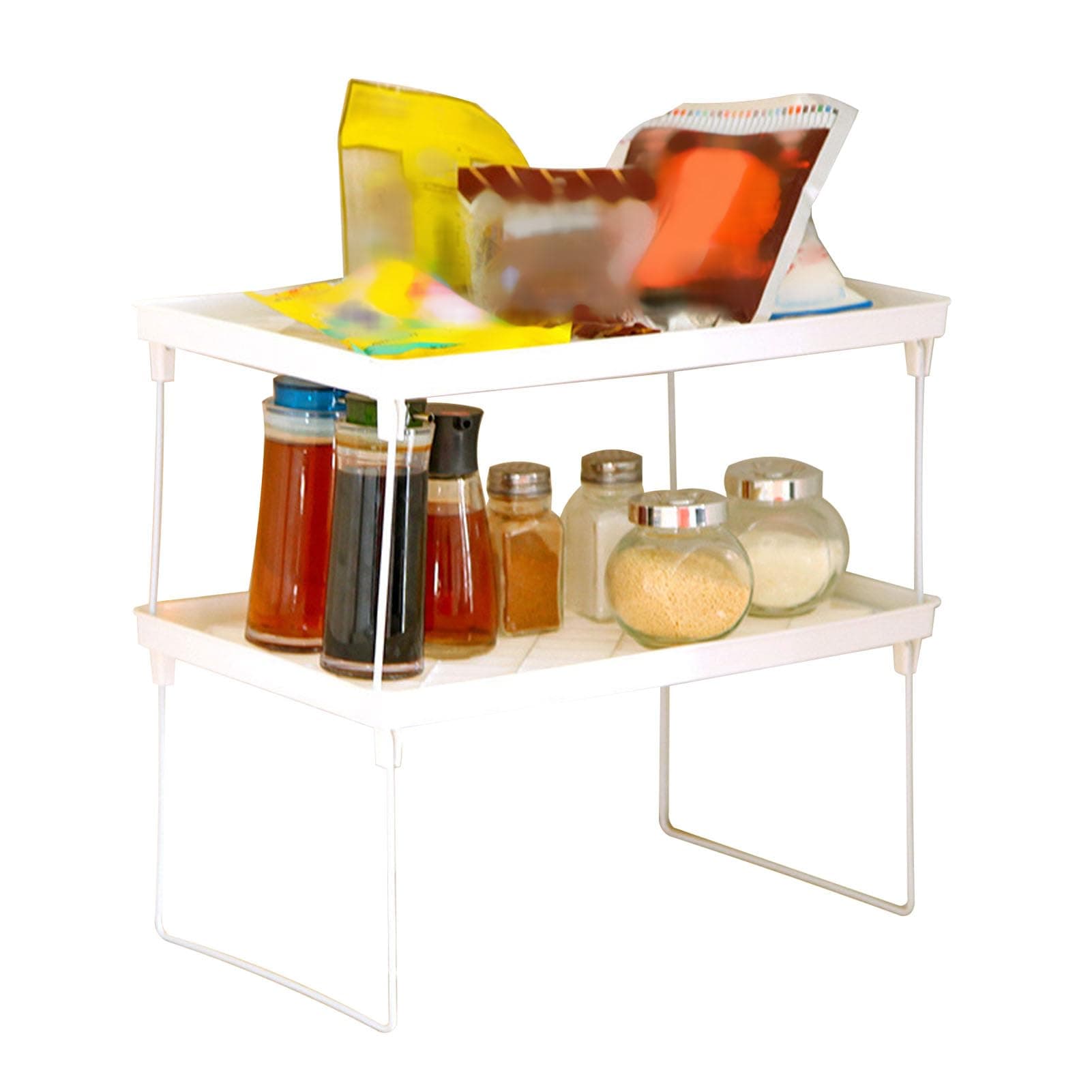 Zerodis Foldable Kitchen and Bathroom Cabinet Organizer Shelf