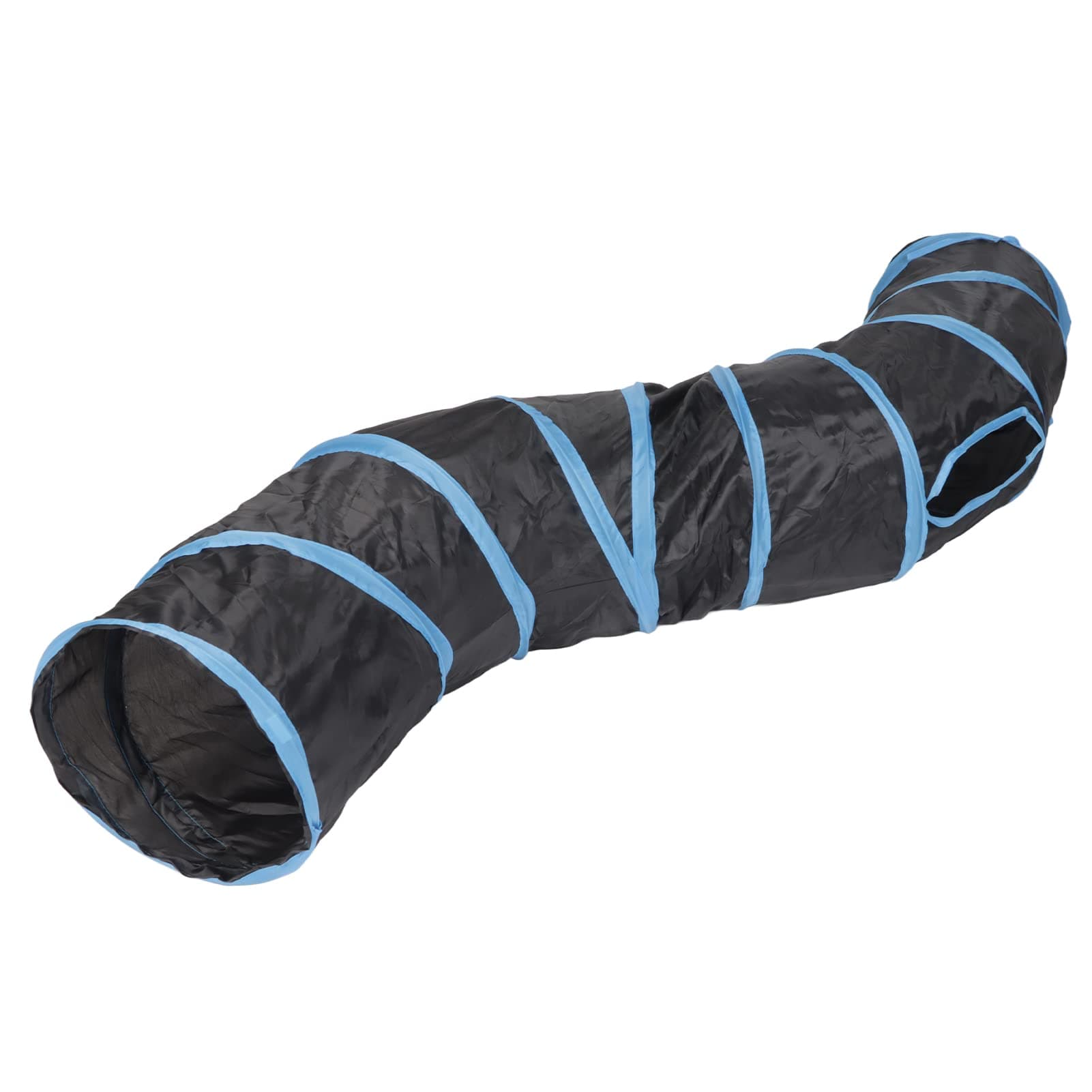 Zerodis Cat Tunnel, Tear Collapsible Play Tube with 4 Openings