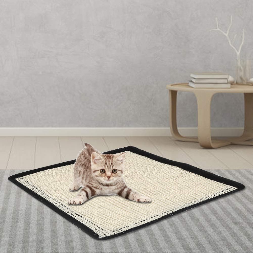 Cat Scratching Post and Toy Mat Pad with Climbing Chair
