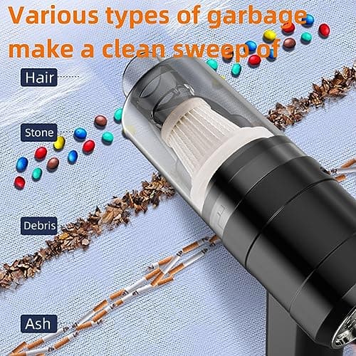 Zerodis Powerful Cordless Vacuum Cleaner for Home, Car, and Office