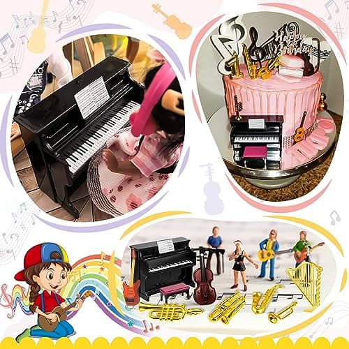 Miniature Musical Instruments for Dollhouses