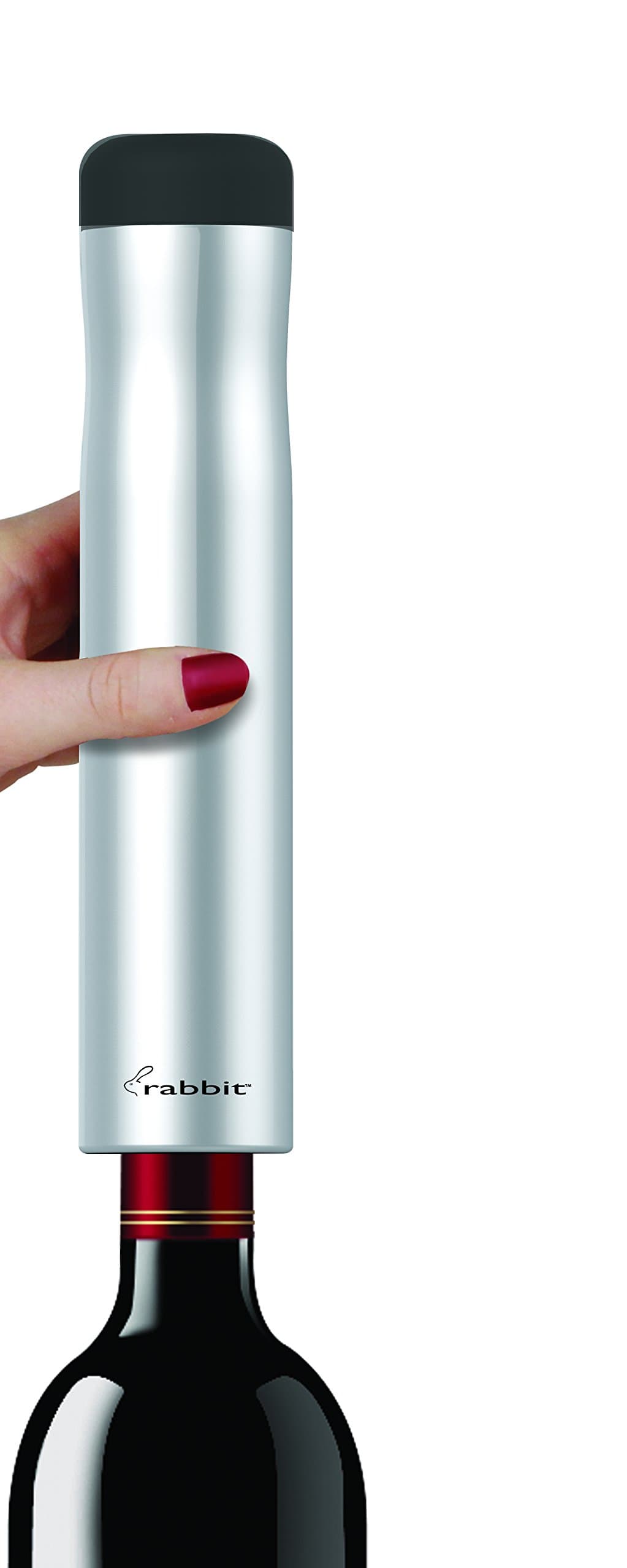 Rabbit Automatic Electric Corkscrew - Hands-Free Wine Opener with Foil Cutter